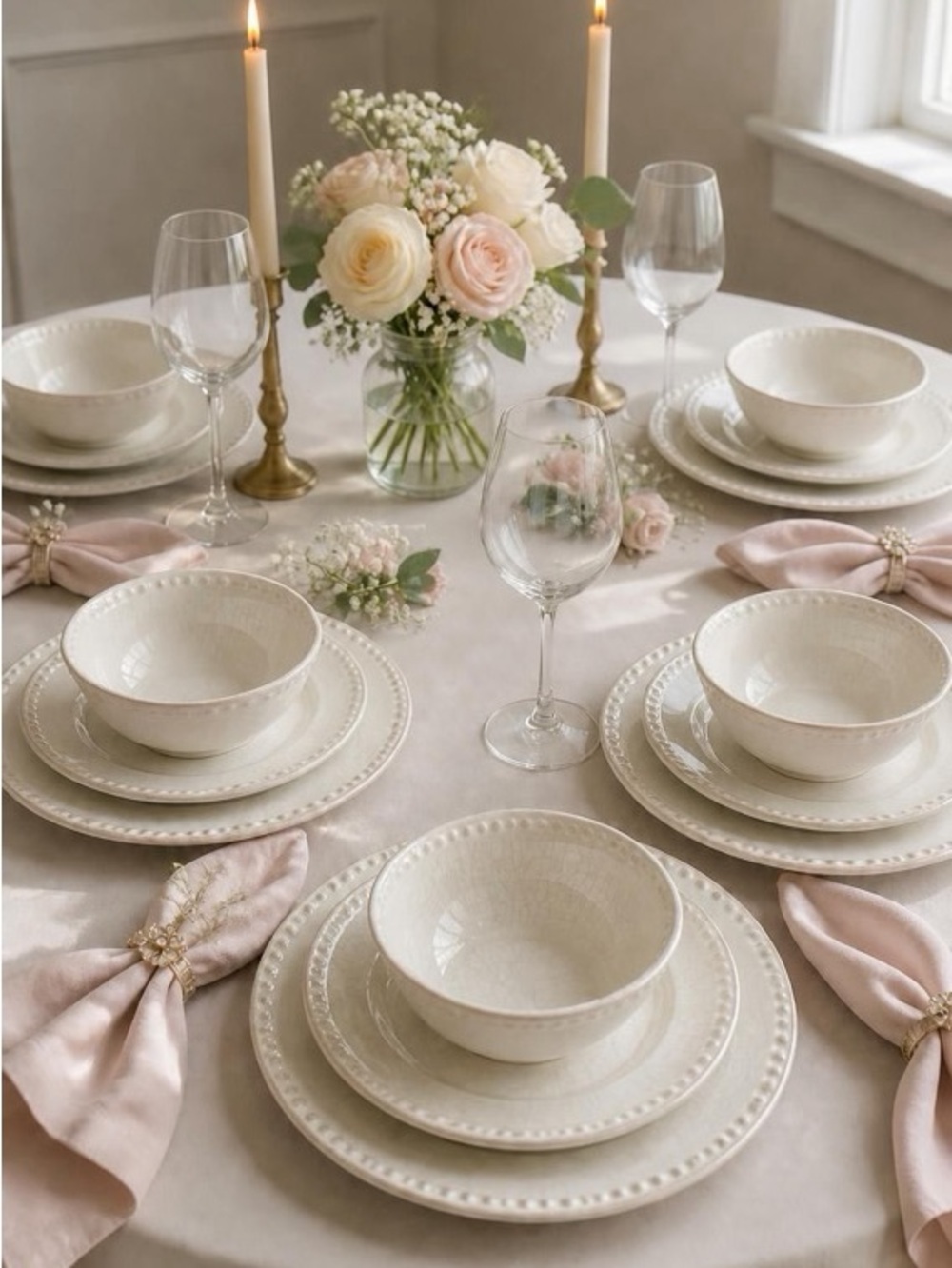 Maison Versailles Blanc Brigette set